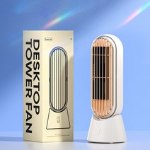 휴대용에어컨 소형에어컨 미니에어컨 휴대용 미니 에어컨 순환 팬 90 ° 쉐이킹 헤드 데스크탑 모바일 쿨러, 03 USB Wired White
