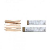 [∂LL7] 신한 조소용구 8인치 5본조 세트 20cm 수업 미술용 작업용 학습 교육 작품 보조소품 목재_h§eEA, 무◇옵션, §본상품§e