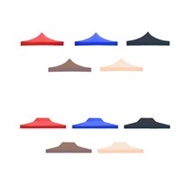 딕스포츠 캐노피 천막 지붕만 (사이즈 7종), 3x6, 블랙