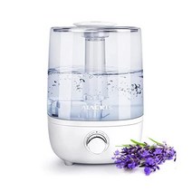 Air Humidifier 4L Large Humidifiers - Top-Fill Cool Mist with Auto-Off Protection 360° Rotation Noz