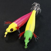 쎈피싱 이카파티 네온 틴셀 에기 레틀 70mm 95mm 데스페라도 쭈꾸미 갑오징어 한치 문어, 이카네온70mm_06번, 1개