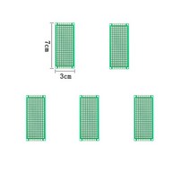 호버보드 프로토보드 회로 3x7 4x6 PCB 양면 DIY 범용 10 개, 10 Double-3X7-10PCS, 한개옵션1