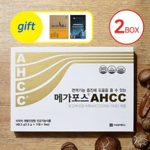 메가포스 AHCC 분말 표고버섯균사체 AHCC 제품, 분말 2박스(198포), 2개