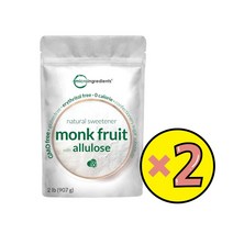 마이크로 몽크 프루트 스위트너 알룰로스 2lb 2개 Micro Ingredients