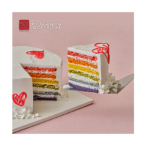 레인보우(무지개) 케이크시트 DIY만들기키트 (3호/6색)