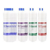 [필터테크] 대림케어 WP-T500 1년세트 정수기필터호환 고급형 9인치 단방향 (UF), 상세 설명 참조