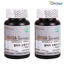 (1+1) 오로니아 알티지 오메가3 비타민E rTG 오메가 (6개월분) /초임계추출, 90캡슐 x 2개