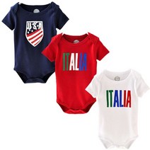 USA 이탈리아 바디수트 0-18개월 세트 남매룩 백일옷 롬퍼 북유럽풍 우주복 외출복아동 유아 실내복