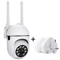 아파트현관cctv 코멕스인터폰 도어락720P PTZ 감시 IP 카메라 HD 렌즈 풀 컬러 WIFI 보안 CCTV 야외 실시간, 01 only cam_04 영국 플러그