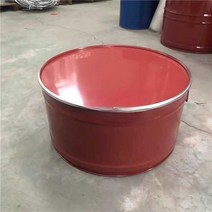 소방훈련 낮은 철 드럼통 소각용 야외 공사장 60x30cm, 파란색 무인쇄 높30 직60, 1개