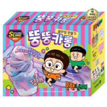 라이브잇 흔한남매 뚱뚱카롱 슬라임 만들기 세트, 11세트, 혼합색상