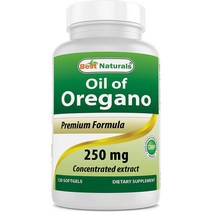 Best Naturals 오레가노 오일 250mg 소프트젤 120개입