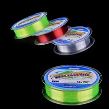 3중 고강도 100미터 나일론 낚시줄 루어낚시 삼치채비 광어낚시 가자미채비, 낚시줄 투명7호