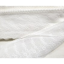 혜인천 아사면 양면레이스 민들레 color 2종, 백아이보리색