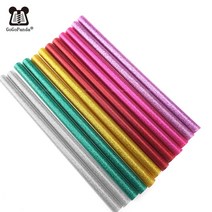 글루스틱 GOGOPANDA-핫 멜트 접착제 스틱 11mm x 200mm DIY 공예 전화 케이스 합금 모델 앨범 수리 5 개, 06 Peach x 5_01 11mmx200mm