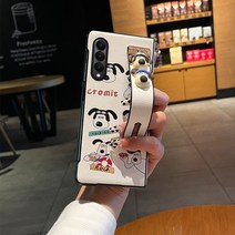 삼성 지폴드 zfold4 w23 새로운 zfold5 fold3 보호 케이스 w22 손목 밴드 브래킷
