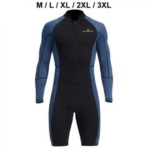 머맨슈트 습식잠수복 모자 조끼 네오프렌 1.5mm 남성 잠수복 쇼티 반바지 서핑 카약, 02 L