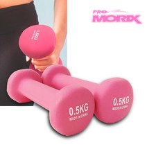 프로모릭스 네오프렌 핑크아령, 1kg, 2개