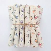 이중거즈] 플라워데이-6종(8219656), 오렌지, 1개