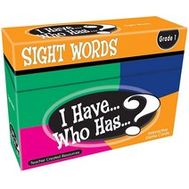 Teacher Created Resources I Have Who Has 사이트 워드 게임 1학년 멀티, Sight Words Grade 2