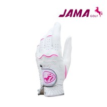자마골프 포커페이스 기능성 여성용 왼손 골프장갑, 화이트