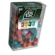 Tic Tac Spender Box with 60 Mini 틱택 틱탁 민트 캔디 234g