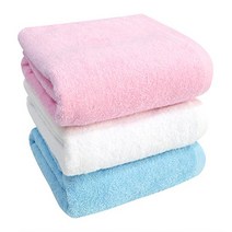 송월타올 20수 무지바스 수건 270g 62x120cm 최고급면100% 2장부터 초특가, 분홍