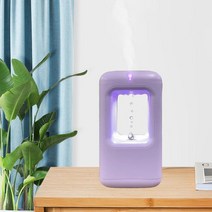 무중력 가습기 초음파식 물멍Portable Air Humidifier Antigrity Water Droplet Backflow Night Low Noise, 02 보라색