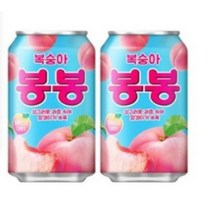 해태htb 복숭아 봉봉 음료, 6개, 340ml