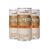 웰라이프 영양보충 대상웰라이프 뉴케어 하이프로틴 (200ml x 30캔) 고단백 간식 노인식 영양균형식 체중조절, 3set
