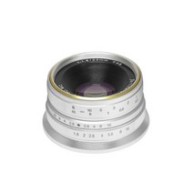 7Artisans 25mm F1.8 APS 실버 광각 렌즈/캐논 EF-M 마운트