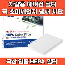 자동차 차량 에어컨 필터 헤파필터 에어필터 4면띠 마감 극초미세먼지 MPPS 완벽차단 h11 PM0.3 iso9001 iso14001 인증, UM176 IG LF 뉴라이즈 TM K5 올뉴K7 넥쏘