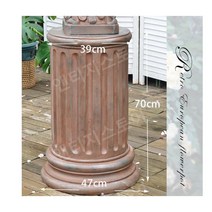 유럽식 빈티지 대형 화분 로마 스타일 소품 장식 가드닝, F기둥, 50cm 이상