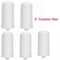 new 가정용 6L 분 수돗물 수도꼭지 정수기 필터 활성탄 부착 카트리지 주방 액세서리, FiltersX5