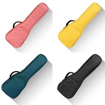 우쿨렐레가방 수납 방수 케이스 소프트 커버 휴대용, 핑크23인치B