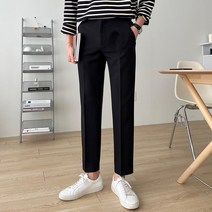 비켄드스튜디오 남성용 시크릿 히든밴딩 숏&롱 9부 10부 링클프리 스판 테이퍼드 슬랙스 [1015]