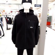 소이주니어 20년겨울신상 ** 특가세일 ** ** 매장판매 남녀공용 블랙 플리스 본딩 집업 점퍼