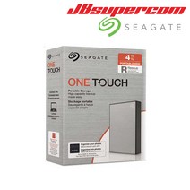 씨게이트 One Touch HDD 3년보증 데이터복구 4TB 외장하드- JBSupercom, 레드