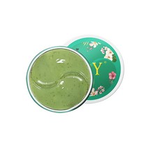아이크림히알루론산 리페어 아이 패치 60 개 녹차/로젤 마스크 모이스춰 라이징 다크 서클 제거 안티 에이, 01 Green Tea