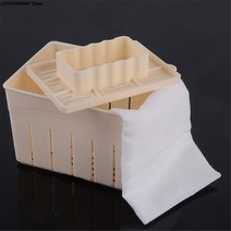 두부 틀 제조기 메이커 1 set diy 수제 두부 프레스 금형 상자 플라스틱 두부 만드는 기계 주방 요리 도구 세트