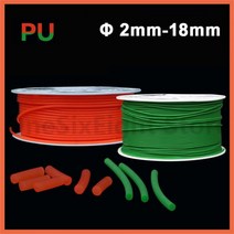 라운드 폴리우레탄 드라이브 벨트 PU 컨베이어 스트립 직경 2mm 18mm 레드 그린, 선택05. 2.5mm, 선택01. Green, 선택02. 1M