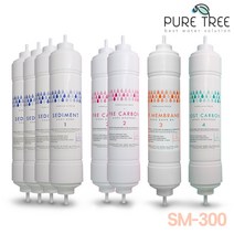[13] 퓨어트리 삼미산업 SM-300 정수기필터 1년세트