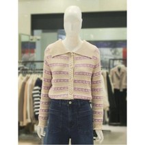 나이스클랍 단가라 카라 니트 가디건 A224PWK972