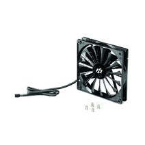 B-Shark 저소음 수준에서 극한의 공기 흐름을 위한 15개의 블레이드 디자인의 120mm 블랙 팬.