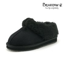 [정품인증] 271085 베어파우 베어파우(BEARPAW) 아동 털 슬리퍼 JULIE MULE KIDS 블랙 K2542001ND-K