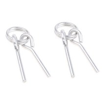 THE WAROOM SHOP 2 팩 텐트 폴 커넥터 알루미늄 합금 및 초경량 야외 캠핑 천막 방수포 액세서리, 실버