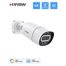 무선 IP 반려동물 CCTVH.View 5Mp 8Mp 4K Ip 카메라 Poe Ai 얼굴 감지 Cctv 보안 H.265 Nvr 시스템 용 야외, 03 1Pcs 8MP POE Camera