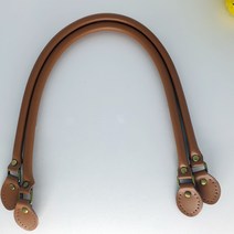 정가네 가죽 가방 파우치 클러치 손잡이 고급 스트랩 끈 줄 탭 부자재, 브라운