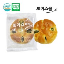 보아스제과 수제빵 완두앙금빵 80g, 30개