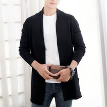 남성 가을 롱가디건 봄 가디건 남자 자켓 점퍼